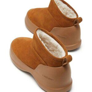 Moon Boots Luna Low Suede Boots Cognac- NIB- SZ 7.5 / 10
